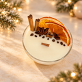 Vela en cuenco de vidrio · propuesta visual de la colección Navidad de Sya.