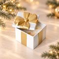 Vela en recipiente de regalo · propuesta visual de la colección Navidad de Sya.