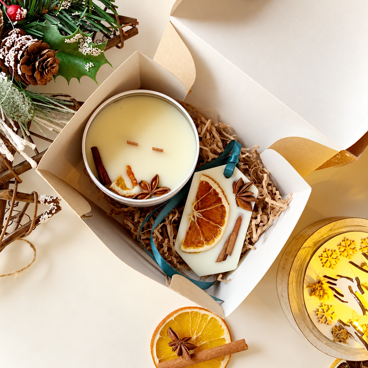 Cuenco y sachet · propuesta visual de la colección Navidad de Sya.