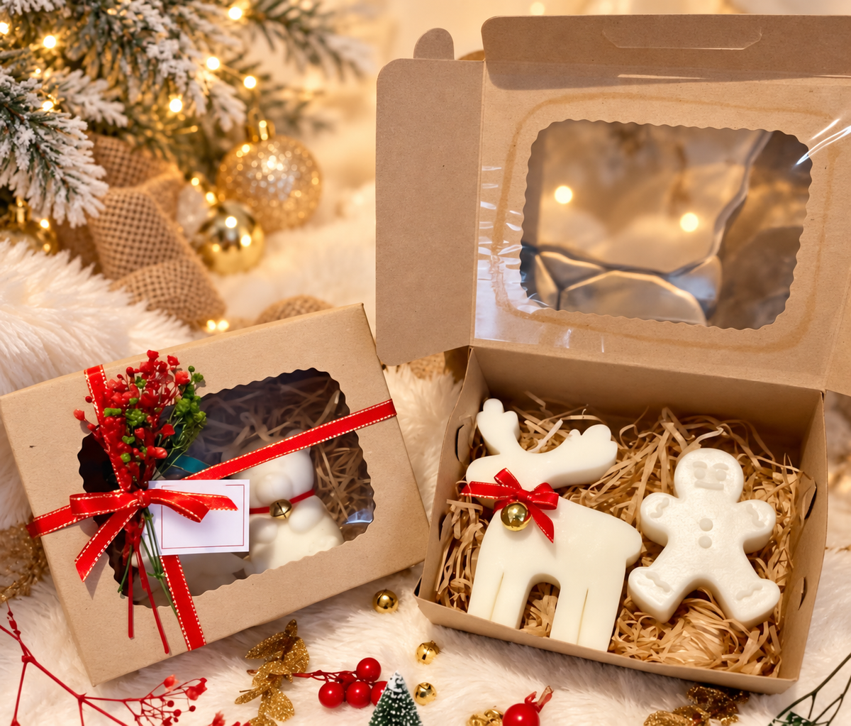 Reno y jengibre · propuesta visual de la colección Navidad de Sya.